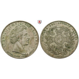 Bayern, Königreich, Ludwig I., Geschichtstaler 1827, ss-vz