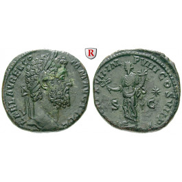 Römische Kaiserzeit, Commodus, Sesterz 192, ss-vz