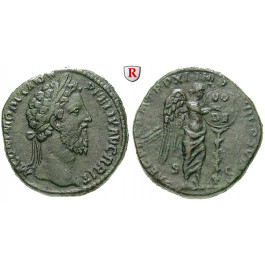 Römische Kaiserzeit, Commodus, Sesterz 186, ss-vz/ss