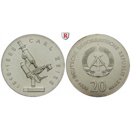 DDR, 20 Mark 1988, Zeiss, st, J. 1621