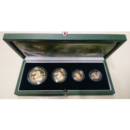 Grossbritannien, Elizabeth II., Gold Sovereign Set 2003, 62,25 g fein, PP