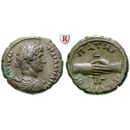 Römische Provinzialprägungen, Ägypten, Alexandria, Hadrianus, Tetradrachme Jahr 13 = 128-129, vz