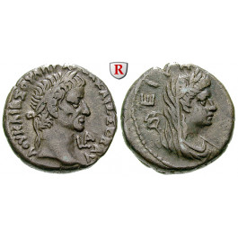 Römische Provinzialprägungen, Ägypten, Alexandria, Galba, Tetradrachme Jahr 1 = Juni-August 68, ss-vz