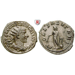 Römische Kaiserzeit, Trebonianus Gallus, Antoninian 252, vz/ss-vz