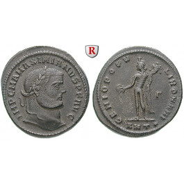 Römische Kaiserzeit, Maximianus Herculius, Follis 299-300, ss+