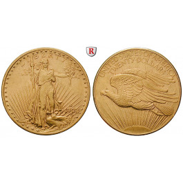 USA, 20 Dollars 1908, 30,09 g fein, f.vz