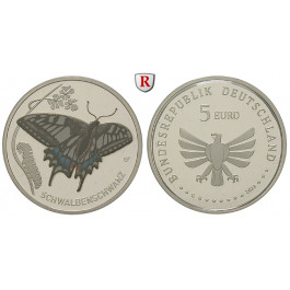 Bundesrepublik Deutschland, 5 Euro 2023, Schwalbenschwanz, nach unserer Wahl, A-J, PP