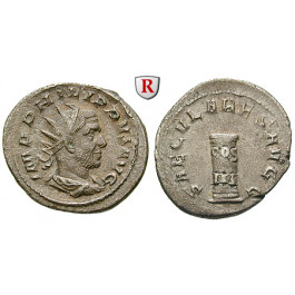 Römische Kaiserzeit, Philippus I., Antoninian 248, ss-vz