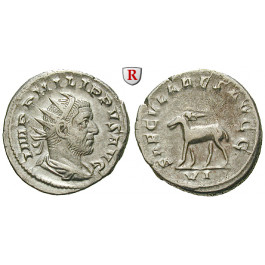 Römische Kaiserzeit, Philippus I., Antoninian, ss-vz