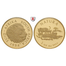 Südafrika, Republik, 1/4 Unze 1994, 7,77 g fein, PP
