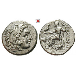 Makedonien, Königreich, Alexander III. der Grosse, Drachme 310-301 v.Chr., ss+
