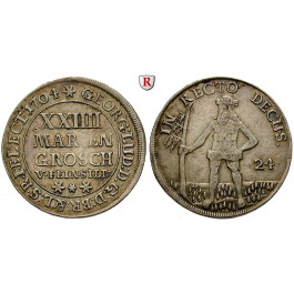 Braunschweig, Braunschweig-Calenberg-Hannover, Georg I. Ludwig, 24 Mariengroschen 1704, ss+
