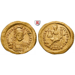 Römische Kaiserzeit, Theodosius II., Solidus 430-440, ss-vz