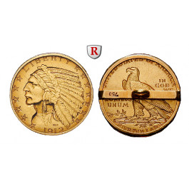 USA, 5 Dollars 1912, 9,0 g fein, ss