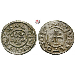 Karolinger, Karl der Kahle, Denar o.J., ss-vz