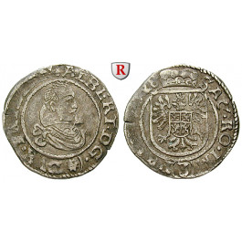 Friedland und Sagan, Herzogtum, Albrecht von Wallenstein, Groschen (3 Kreuzer) 1628, ss+