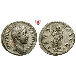 Römische Kaiserzeit, Severus Alexander, Denar 228-231, vz+