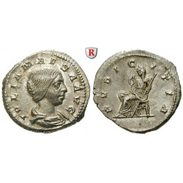 Römische Kaiserzeit, Julia Maesa, Großmutter des Elagabal, Denar, vz