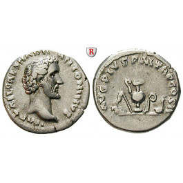 Römische Kaiserzeit, Antoninus Pius, Denar 138, ss+