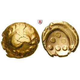 Süddeutschland, Vindelici, Regenbogenschüsselchen-Stater 150-50 v.Chr., ss+