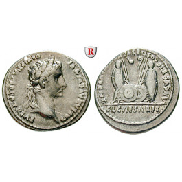 Römische Kaiserzeit, Augustus, Denar 2 v.-4 n.Chr., ss+