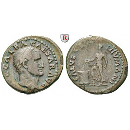Römische Kaiserzeit, Galba, Denar 68, ss+