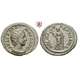 Römische Kaiserzeit, Julia Mamaea, Mutter des Severus Alexander, Denar 228, vz