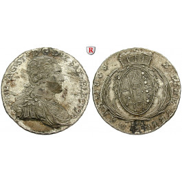 Sachsen, Albertinische Linie, Friedrich August III., Konventionstaler 1806, vz