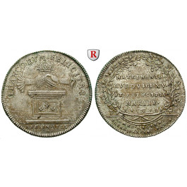 Polen, Maria Leszczynska, Silbermedaille 1725, f.vz