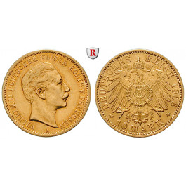 Deutsches Kaiserreich, Preussen, Wilhelm II., 10 Mark 1906, A, ss-vz, J. 251