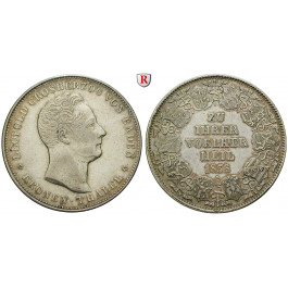 Baden, Grossherzogtum Baden, Karl Leopold Friedrich, Kronentaler 1836, ss