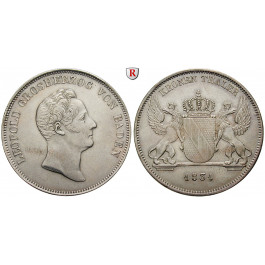 Baden, Grossherzogtum Baden, Karl Leopold Friedrich, Kronentaler 1831, f.vz