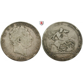 Grossbritannien, George III., Crown 1819, s-ss
