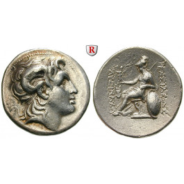 Thrakien, Königreich, Lysimachos, Tetradrachme 281-260 v.Chr., ss-vz
