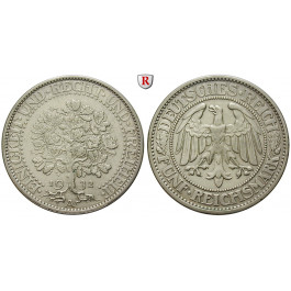 Weimarer Republik, 5 Reichsmark 1932, Eichbaum, A, ss+, J. 331