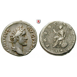 Römische Kaiserzeit, Antoninus Pius, Denar 140-143, ss