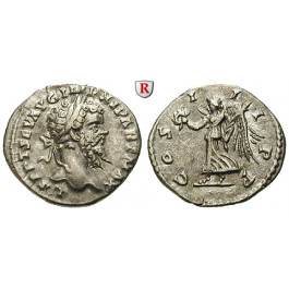 Römische Kaiserzeit, Septimius Severus, Denar 198-200, vz