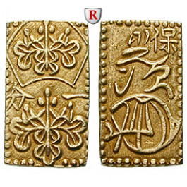 Japan, Tenpo, Bu (Ichi Bu) o.J. (1837-1844), vz