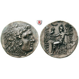 Makedonien, Königreich, Alexander III. der Grosse, Tetradrachme 125-70 v.Chr., ss-vz