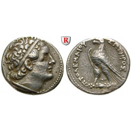 Ägypten, Königreich der Ptolemäer, Ptolemaios IV., Tetradrachme 214-213 v. Chr., ss-vz