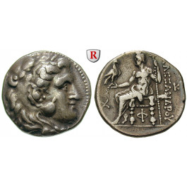 Makedonien, Königreich, Alexander III. der Grosse, Tetradrachme 305-300 v.Chr., ss-vz/ss