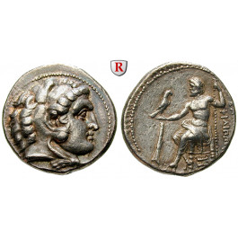 Makedonien, Königreich, Philipp III., Tetradrachme 323-315 v.Chr., vz/ss-vz