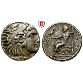 Thrakien, Königreich, Lysimachos, Tetradrachme, ss-vz
