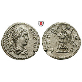 Römische Kaiserzeit, Caracalla, Denar 201-206, vz+