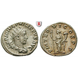 Römische Kaiserzeit, Philippus II., Antoninian 249, vz