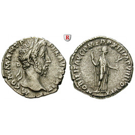 Römische Kaiserzeit, Commodus, Denar 186-187, ss+