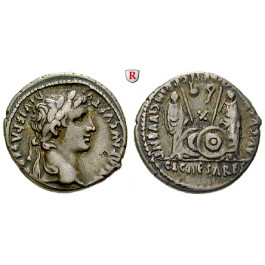 Römische Kaiserzeit, Augustus, Denar 2 v.-4 n.Chr., ss+