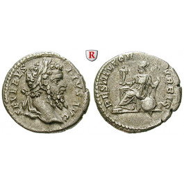 Römische Kaiserzeit, Septimius Severus, Denar 201-210, ss-vz
