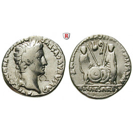 Römische Kaiserzeit, Augustus, Denar 2 v.-4 n.Chr., ss+