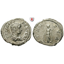 Römische Kaiserzeit, Geta, Caesar, Denar 203-208, ss-vz